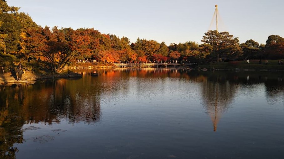 ここの日本庭園は戦後で造られたものでは最大規模です。